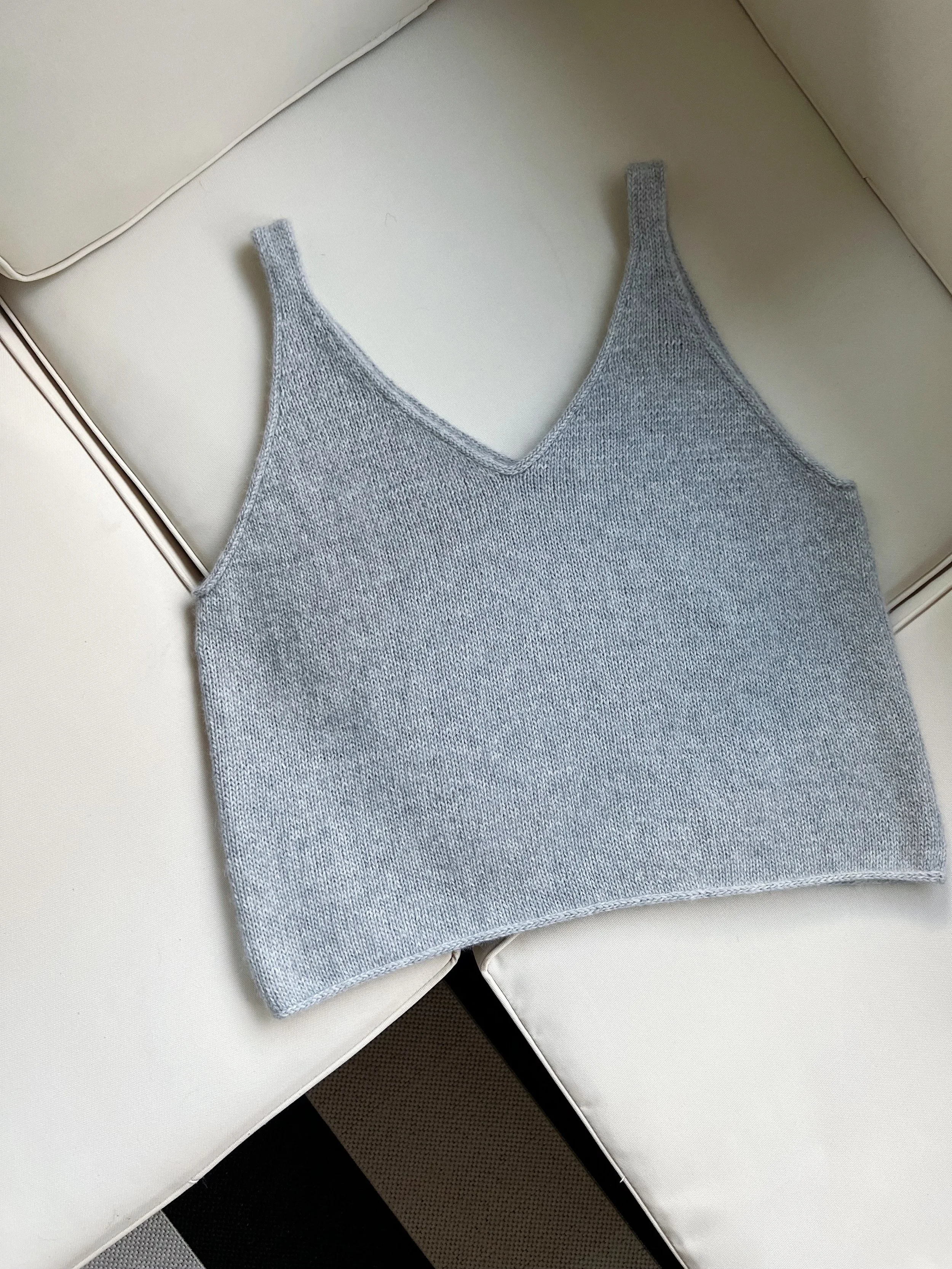 Tamme / タム SLIT 3D KNIT PO Home Camisole Knitting Pattern — Caidree